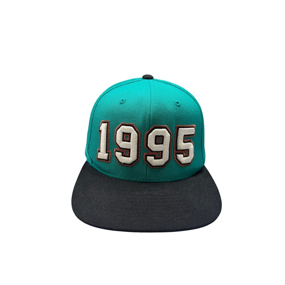 Mitchell & Ness Snapback Hat Unisex Teal 1995 Hardwood Classics OSFA